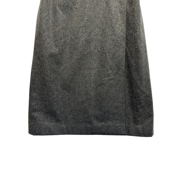 Lodenfrey Austrian Wool Skirt Gray Trim Button Detail Lined 70% Wool Size 38 (6) - Picture 2 of 11